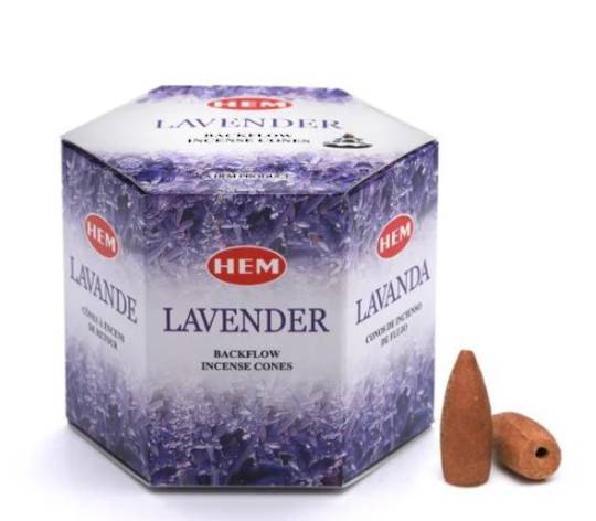 HEM Backflow Cones Lavender